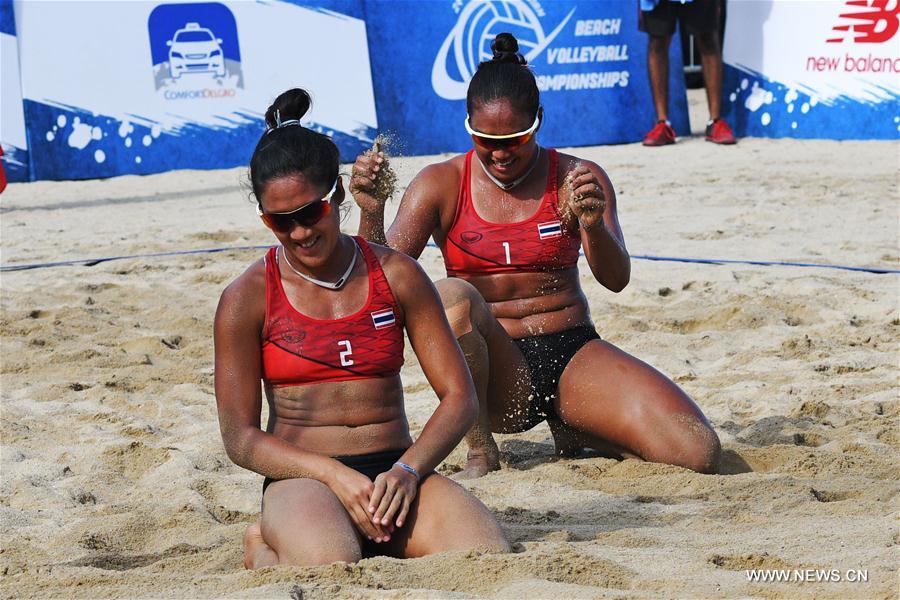 (SP)SINGAPORE-BEACH VOLLEYBALL CHAMPIONSHIPS-FINAL