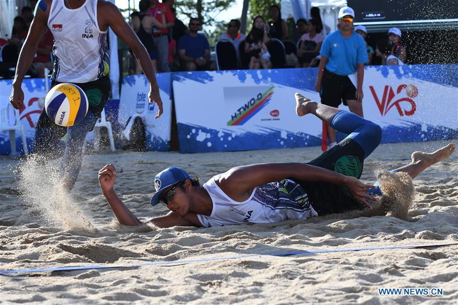 (SP)SINGAPORE-BEACH VOLLEYBALL CHAMPIONSHIPS-FINAL