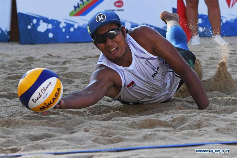 (SP)SINGAPORE-BEACH VOLLEYBALL CHAMPIONSHIPS-FINAL