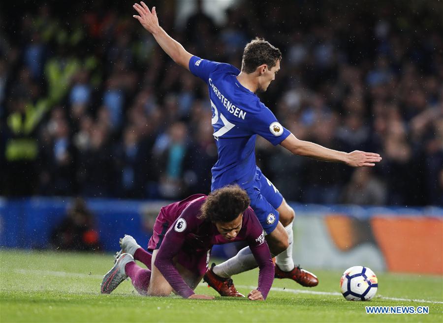 (SP)BRITAIN-LONDON-FOOTBALL-PREMIER LEAGUE-CHELSEA VS MAN CITY