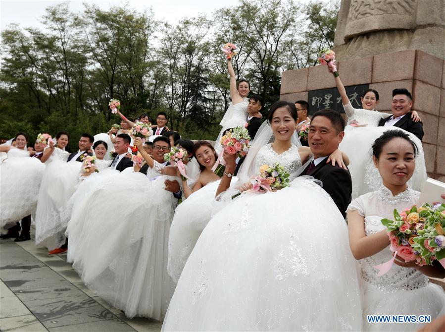 #CHINA-SHANDONG-QINGDAO-WEDDING CEREMONY (CN)