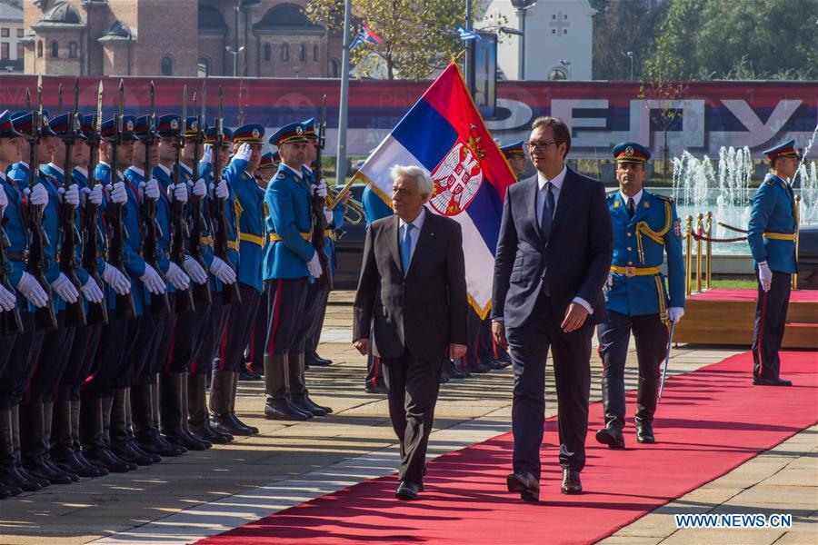 SERBIA-BELGRADE-GREECE-PRESIDENT-VISIT