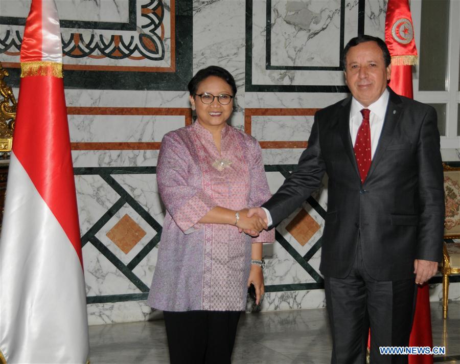 TUNISIA-INDONESIA-FM-MEETING