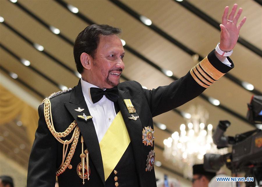 BRUNEI-BANDAR SERI BEGAWAN-ROYAL BANQUET-SULTAN
