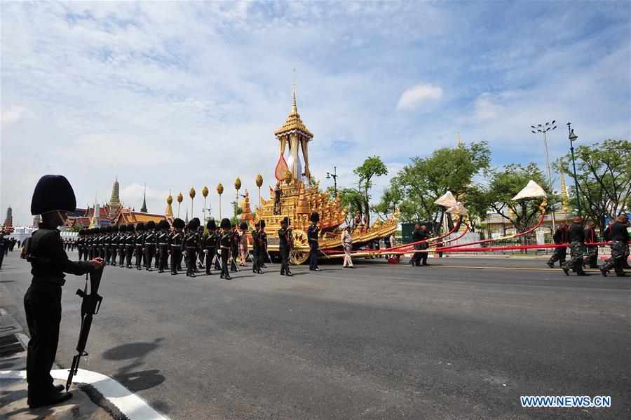 THAILAND-BANGKOK-KING-BHUMIBOL-FUNERAL-REHEARSAL
