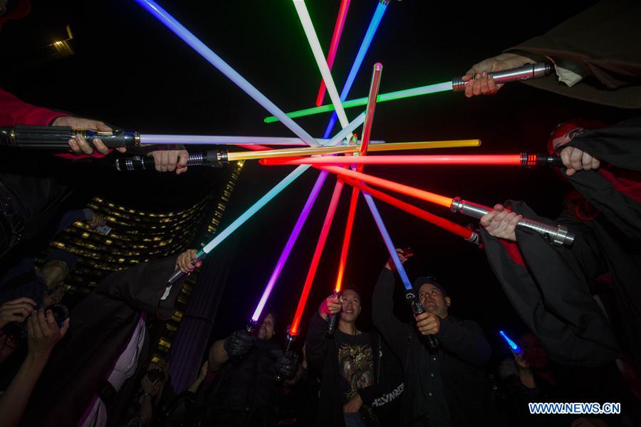 CANADA-TORONTO-GLOW SWORD BATTLE