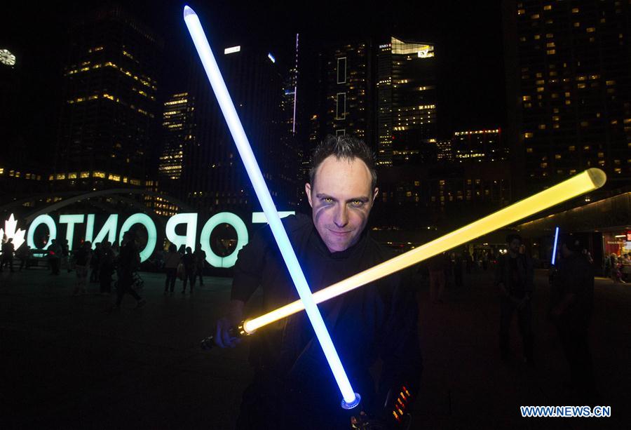 CANADA-TORONTO-GLOW SWORD BATTLE