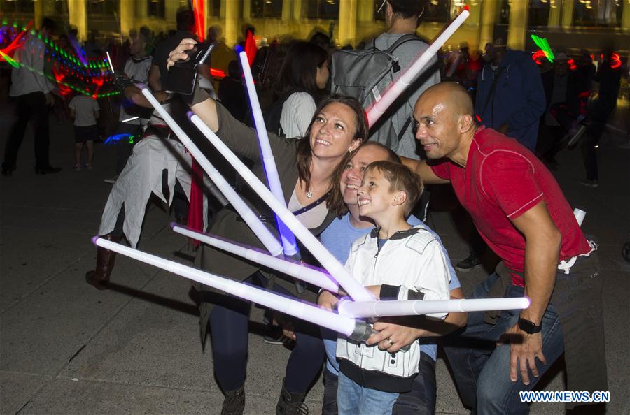 CANADA-TORONTO-GLOW SWORD BATTLE