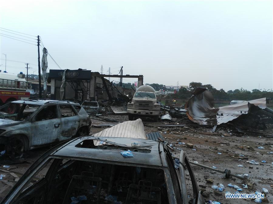 GHANA-ACCRA-GAS STATION EXPLOSION