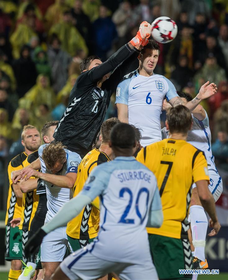 (SP)LITHUANIA-VILNIUS-WORLD CUP QUALIFIER-LITHUANIA VS ENGLAND