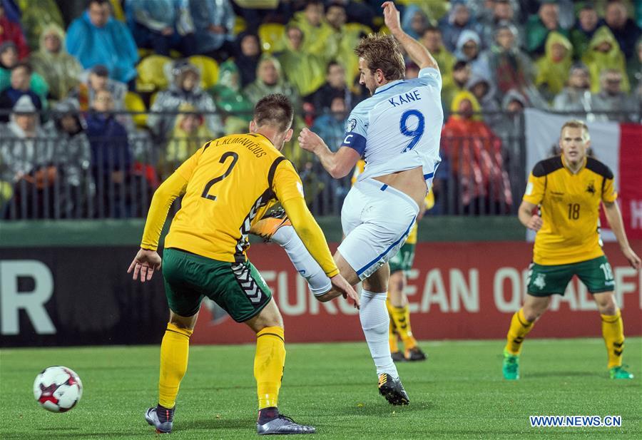 (SP)LITHUANIA-VILNIUS-WORLD CUP QUALIFIER-LITHUANIA VS ENGLAND
