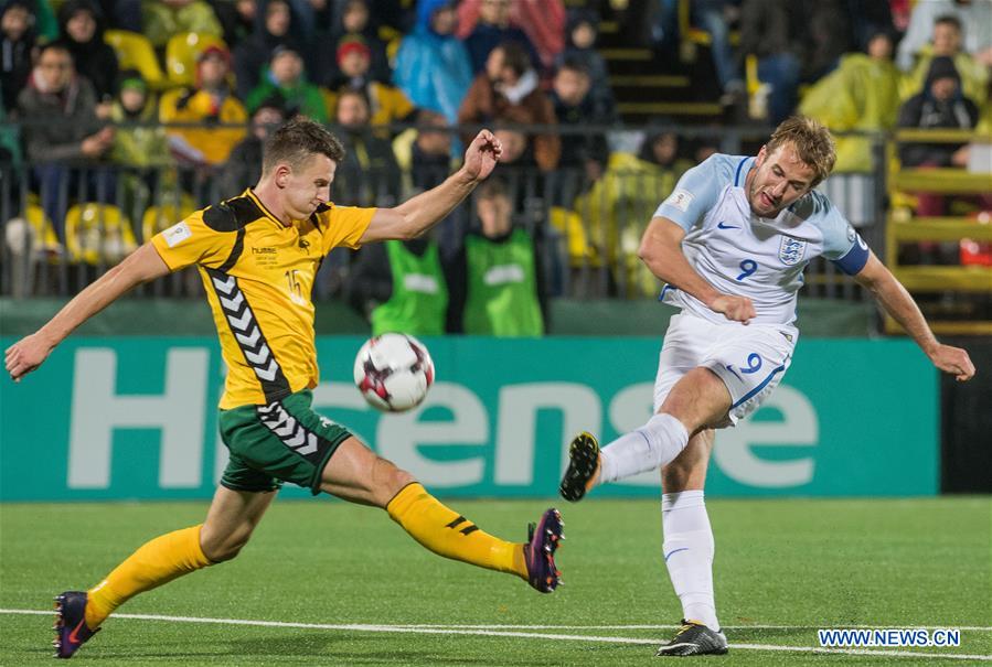 (SP)LITHUANIA-VILNIUS-WORLD CUP QUALIFIER-LITHUANIA VS ENGLAND
