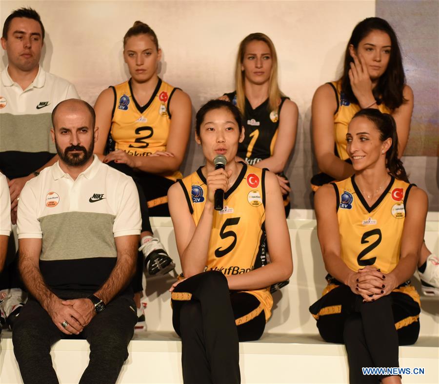(SP)TURKEY-ISTANBUL-VOLLEYBALL-VAKIFBANK-NEW SEASON-PRESS CONFERENCE