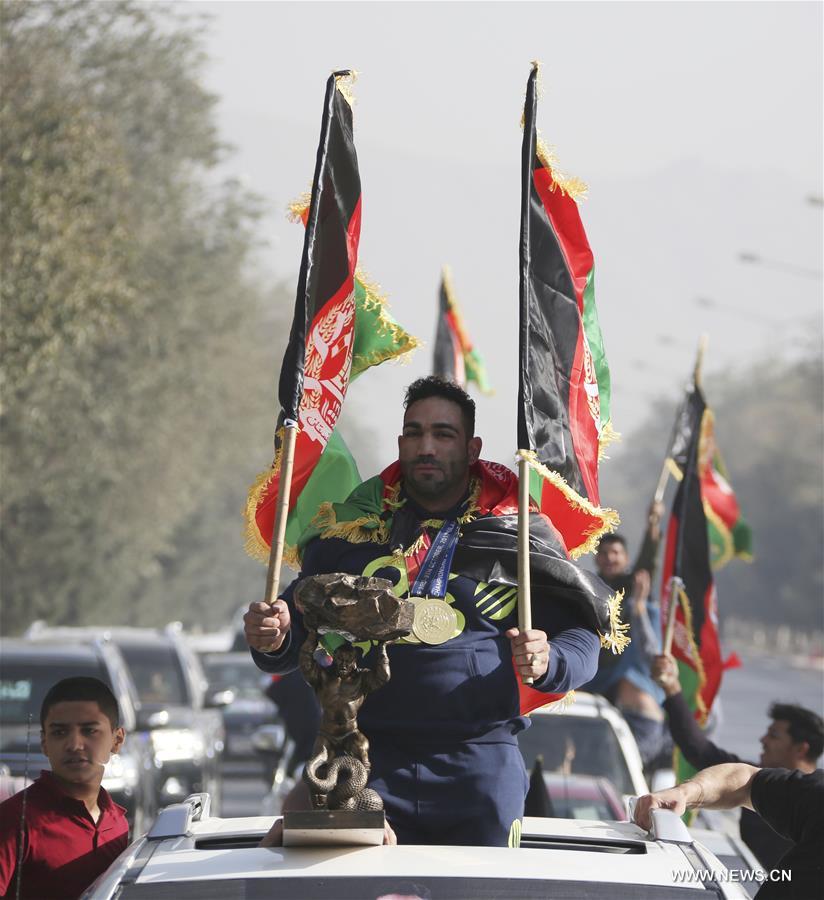 (SP)AFGHANISTAN-KABUL-9TH WORLD BODYBUILDING AND PHYSIQUE SPORTS CHAMPIONSHIPS-WINNER