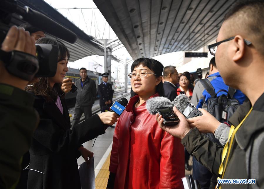 (CPC)CHINA-BEIJING-CPC NATIONAL CONGRESS-DELEGATES-ARRIVAL (CN)
