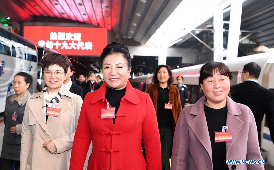 (CPC)CHINA-BEIJING-CPC NATIONAL CONGRESS-DELEGATES-ARRIVAL (CN)