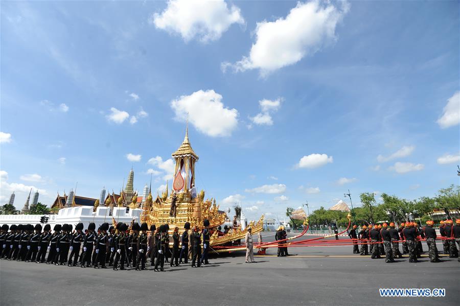 THAILAND-BANGKOK-KING-BHUMIBOL-FUNERAL-REHEARSAL