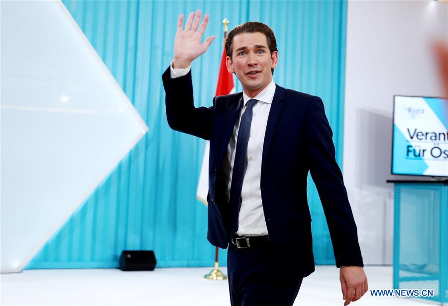 AUSTRIA-VIENNA-ELECTION-KURZ-CELEBRATION