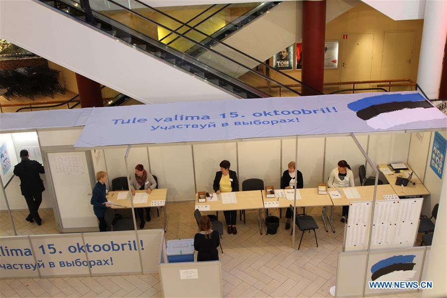 ESTONIA-TALLINN-ELECTIONS-VOTING