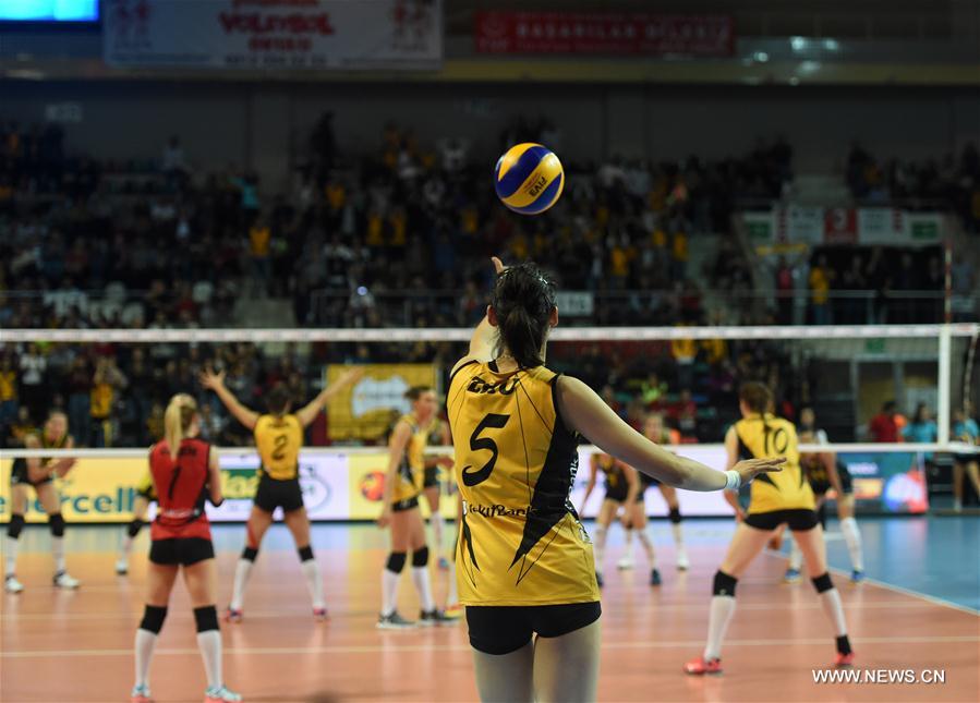 (SP)TURKEY-ANKARA-VOLLEYBALL-TURKISH SUPER CUP-VAKIFBANK VS FENERBAHCE