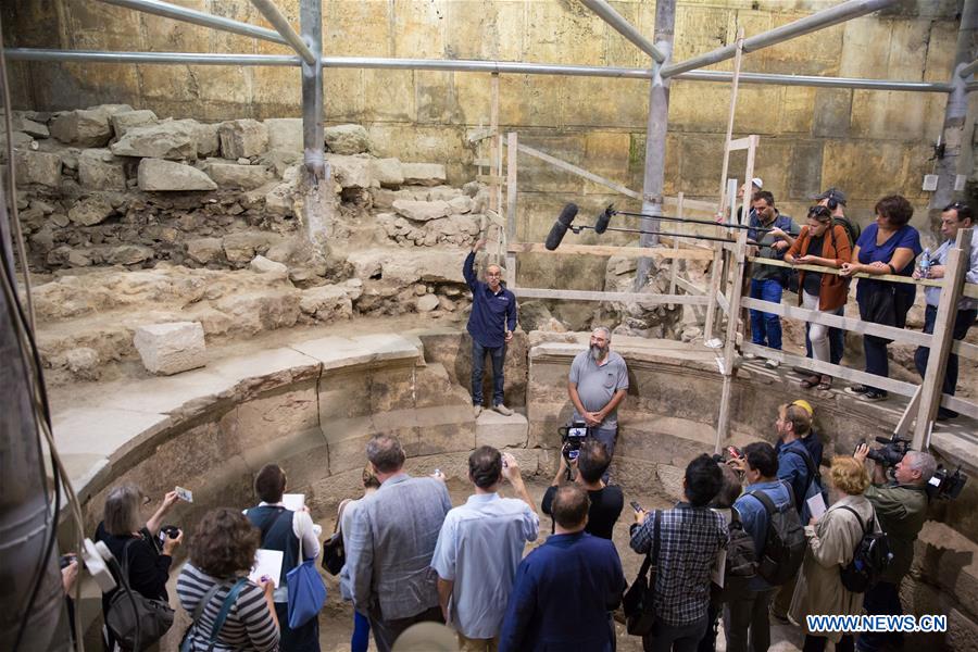 MIDEAST-JERUSALEM-WESTERN WALL-ARCHAEOLOGY