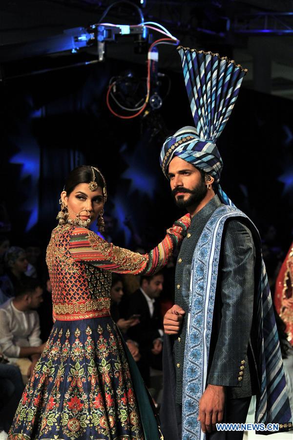 PAKISTAN-LAHORE-BRIDAL-FASHION WEEK-NOMI ANSARI