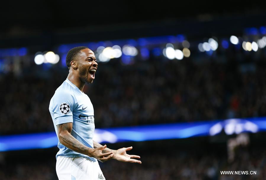 (SP)BRITAIN-MANCHESTER-SOCCER-UEFA CHAMPIONS LEAGUE-MANCHESTER CITY VS NAPOLI