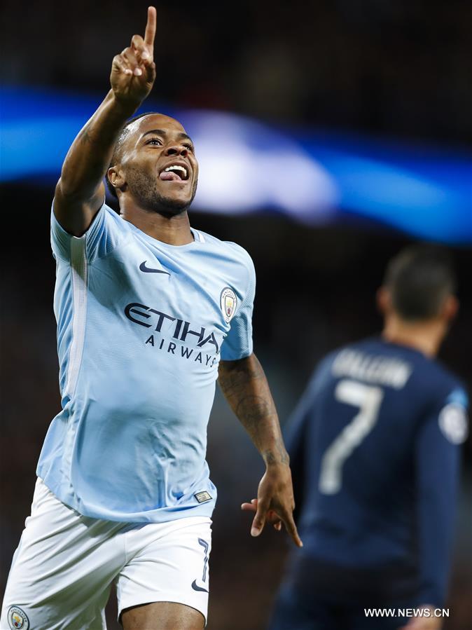 (SP)BRITAIN-MANCHESTER-SOCCER-UEFA CHAMPIONS LEAGUE-MANCHESTER CITY VS NAPOLI
