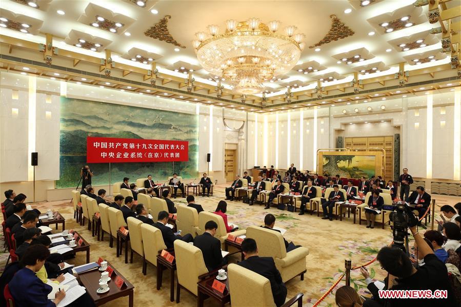 (CPC)CHINA-BEIJING-19TH NATIONAL CONGRESS-OPEN DELEGATION DISCUSSION (CN)