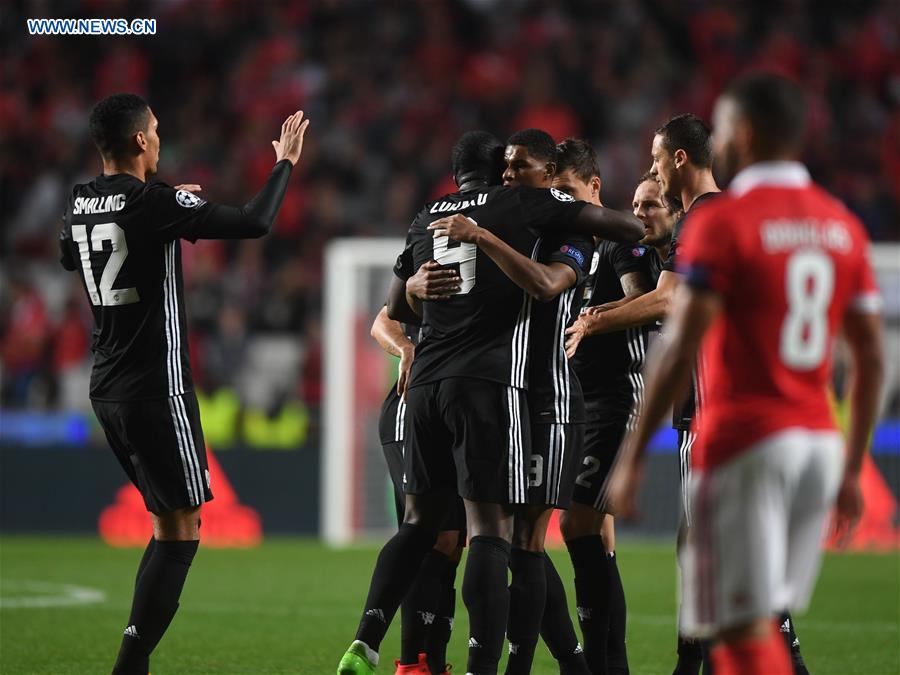 (SP)PORTUGAL-LISBON-SOCCER-UEFA CHAMPIONS LEAGUE-BENFICA VS MANCHESTER UNITED