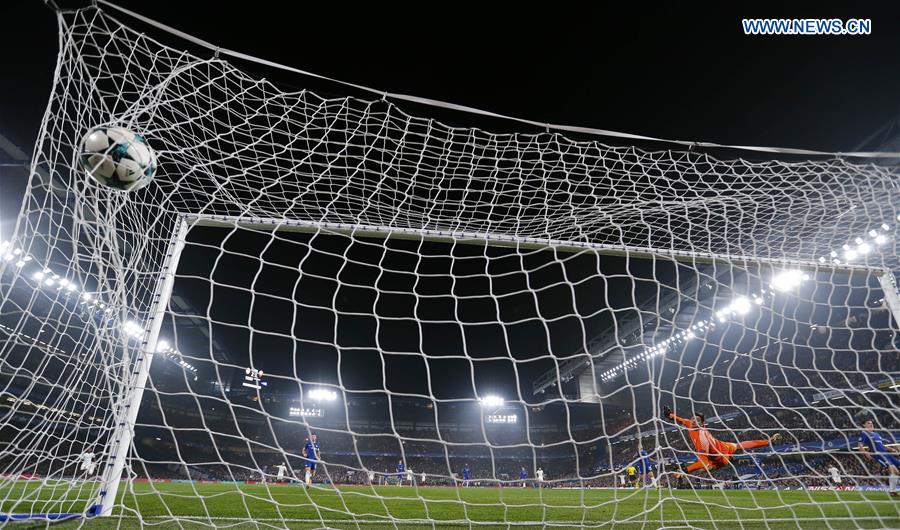 (SP)BRITAIN-LONDON-FOOTBALL-UEFA CHAMPIONS LEAGUE-CHELSEA VS ROMA