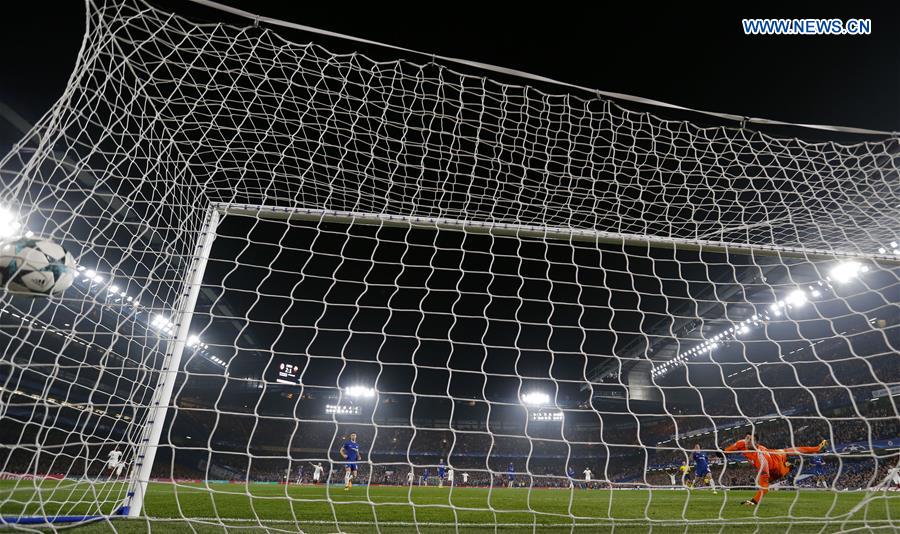 (SP)BRITAIN-LONDON-FOOTBALL-UEFA CHAMPIONS LEAGUE-CHELSEA VS ROMA