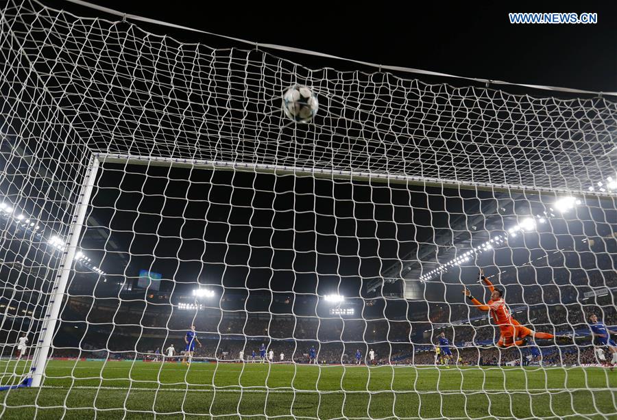 (SP)BRITAIN-LONDON-FOOTBALL-UEFA CHAMPIONS LEAGUE-CHELSEA VS ROMA