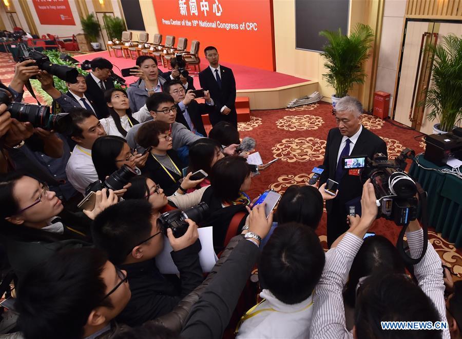 (CPC)CHINA-BEIJING-CPC NATIONAL CONGRESS-GROUP INTERVIEW-INNOVATION (CN)