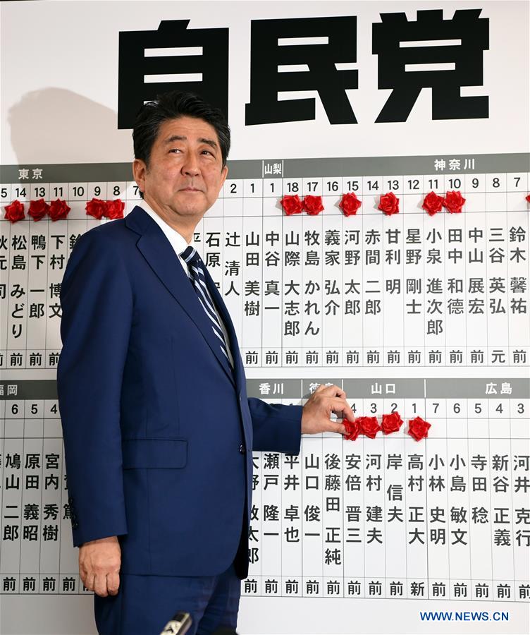 JAPAN-TOKYO-ELECTION-LDP-KOMEITO PARTY-LEADING