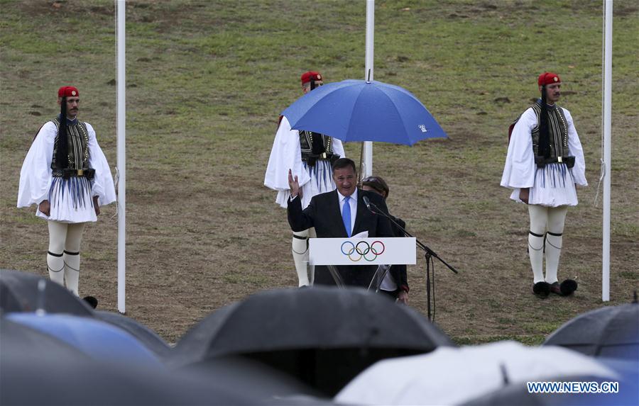 (SP)GREECE-OLYMPIA-OLYMPIC FLAME-LIGHTING CEREMONY