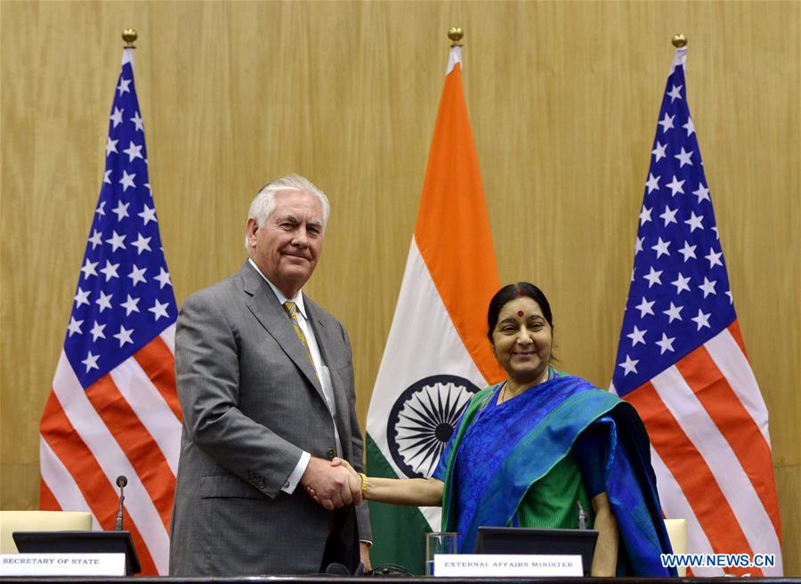 INDIA-NEW DELHI-FM-U.S.-MEETING