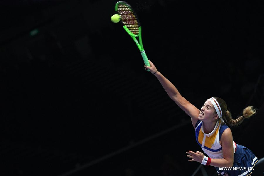 (SP)SINGAPORE-TENNIS-WTA TOUR FINALS