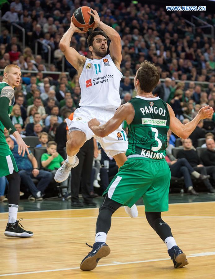 (SP)LITHUANIA-KAUNAS-BASKETBALL-EUROLEAGUE-ZALGIRIS KAUNAS VS REAL MADRID