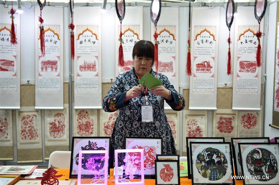 CHINA-YINCHUAN-INTANGIBLE CULTURAL HERITAGE-EXHIBITION (CN)