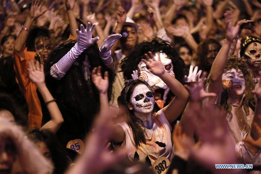 PHILIPPINES-MANDALUYONG-ANNUAL ZOMBIE ZUMBA PARTY