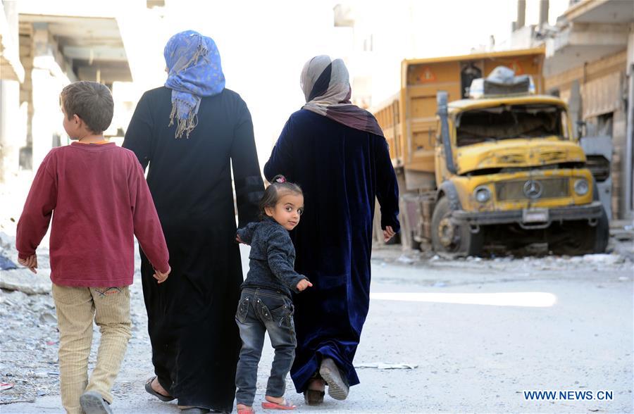 SYRIA-HOMS-LIBERATED TOWN-DAILY LIFE