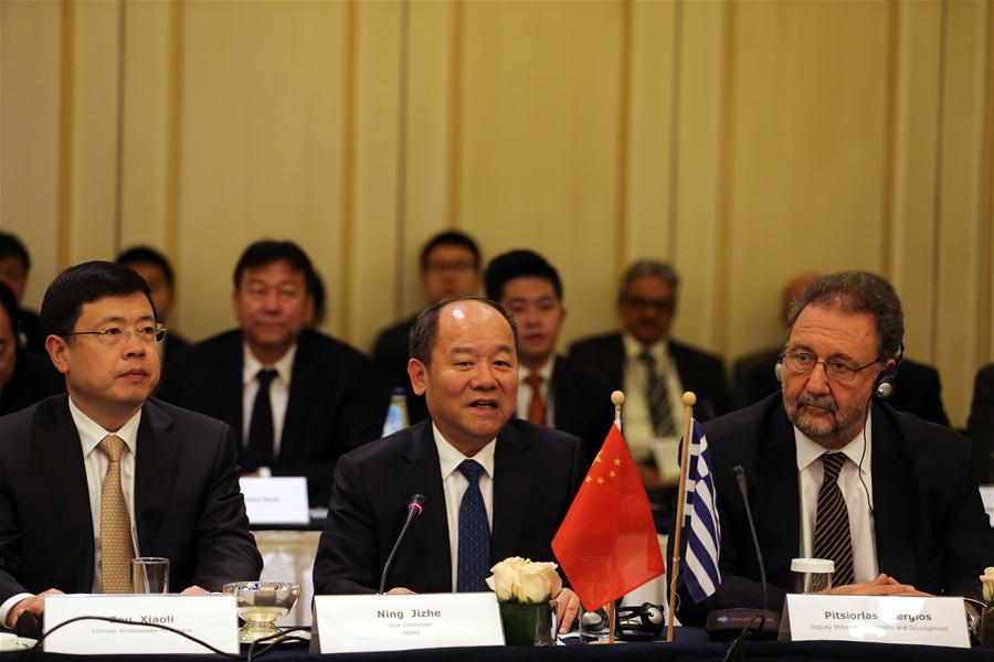 GREECE-ATHENS-CHINA-ECONOMIC COOPERATION-PROMOTION-DEALS-SIGNING