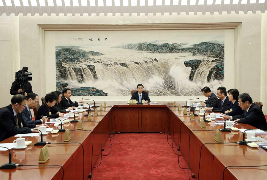 CHINA-BEIJING-ZHANG DEJIANG-NPC-MEETING(CN)