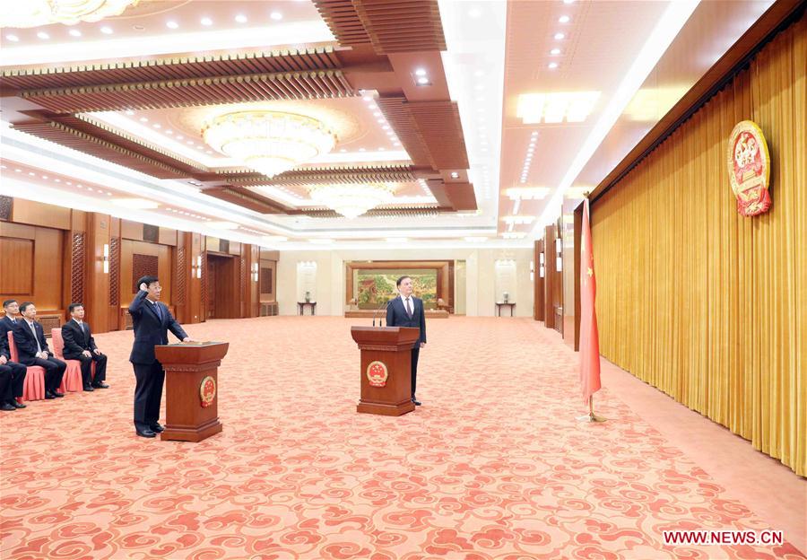 CHINA-BEIJING-NPC-OATH-TAKING CEREMONY (CN)