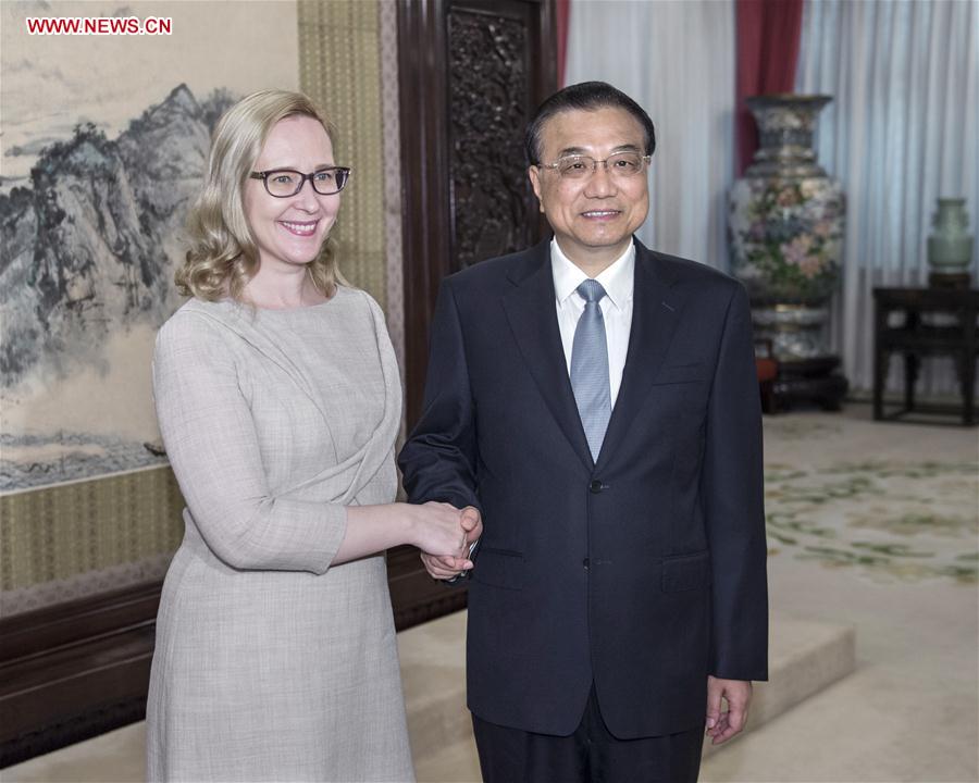 CHINA-BEIJING-LI KEQIANG-FINNISH PARLIAMENT SPEAKER-MEETING (CN)