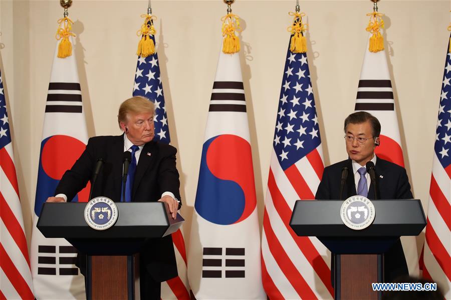 SOUTH KOREA-SEOUL-U.S. PRESIDENT-PRESS CONFERENCE