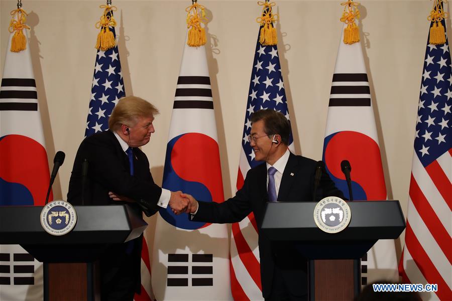 SOUTH KOREA-SEOUL-U.S. PRESIDENT-PRESS CONFERENCE