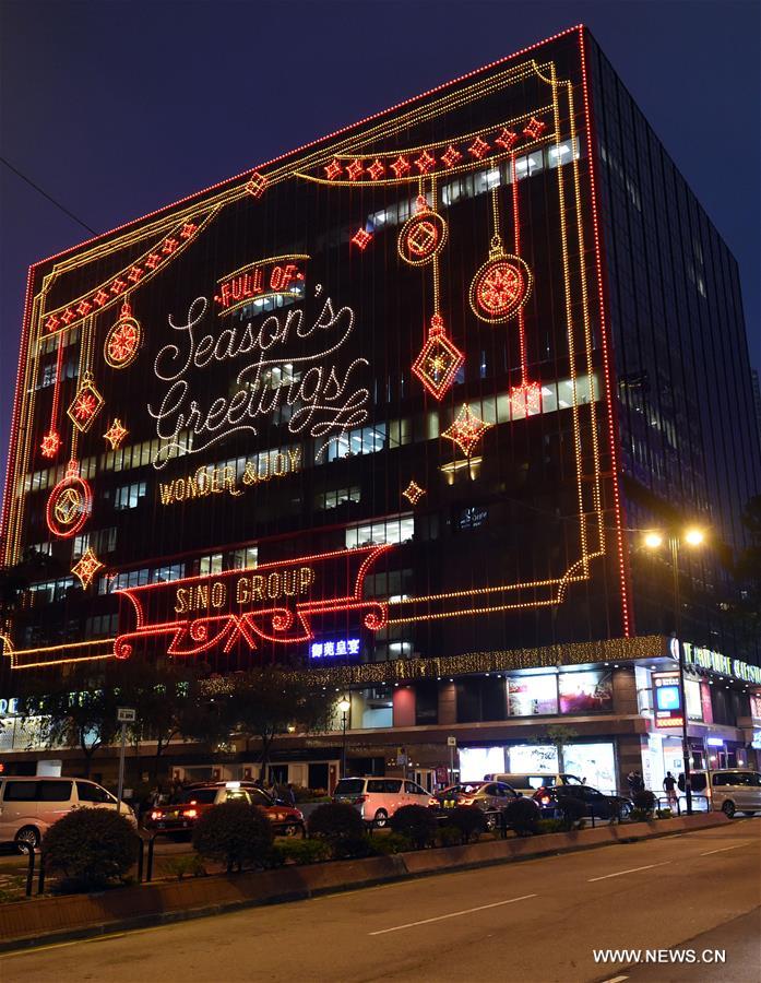 CHINA-HONG KONG-CHRISTMAS LIGHTS (CN)