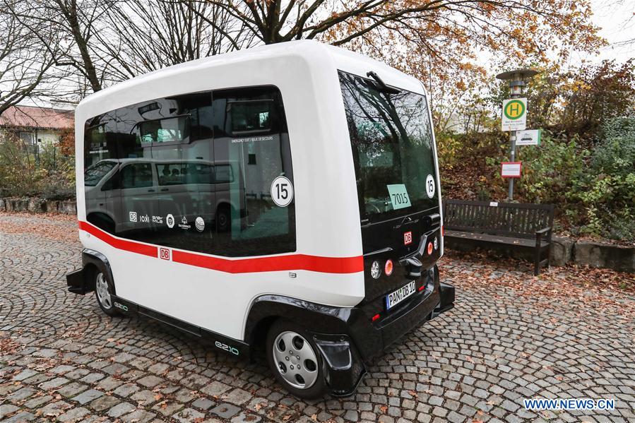 GERMANY-BAD BIRNBACH-DRIVERLESS SHUTTLE BUS